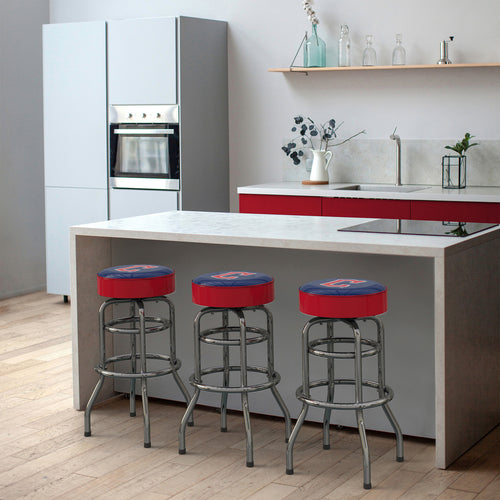 Cleveland Guardians Bar Stool Chrome 5
