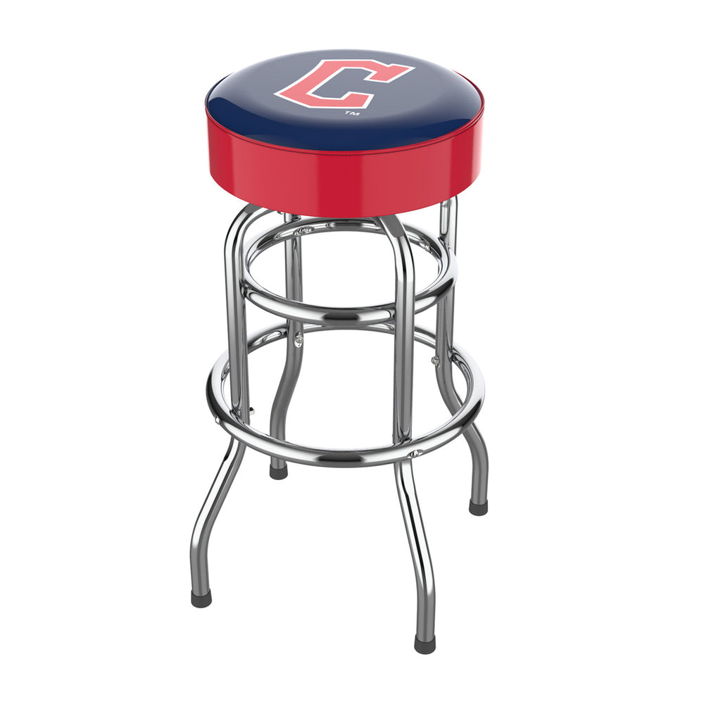 Cleveland Guardians Bar Stool Chrome