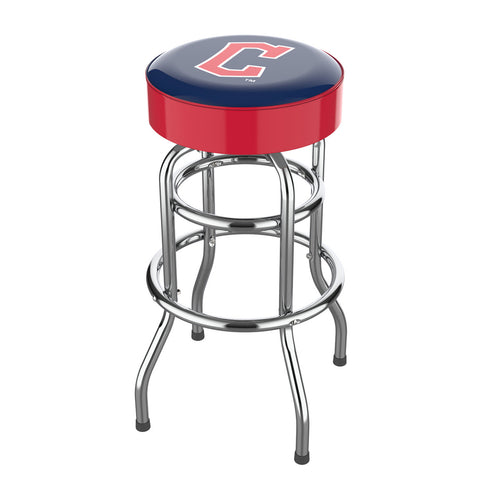 Cleveland Guardians Bar Stool Chrome 1