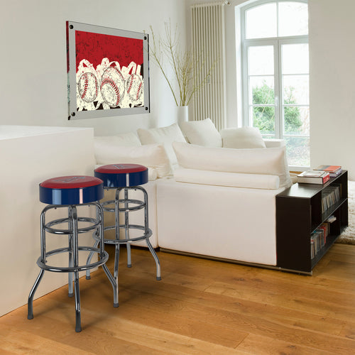 Los Angeles Angels Bar Stool Chrome 5