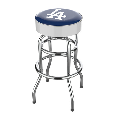 Los Angeles Dodgers Bar Stool Chrome 1