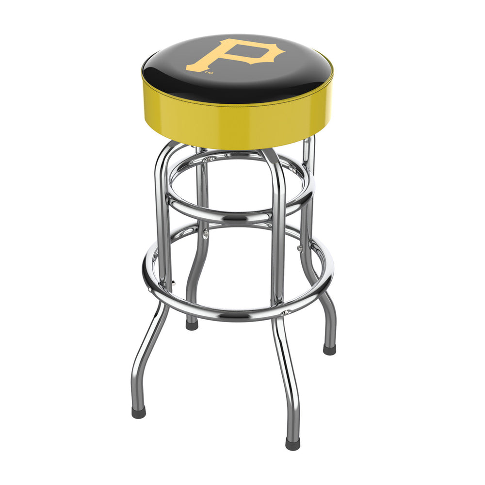 Pittsburgh Pirates Bar Stool Chrome