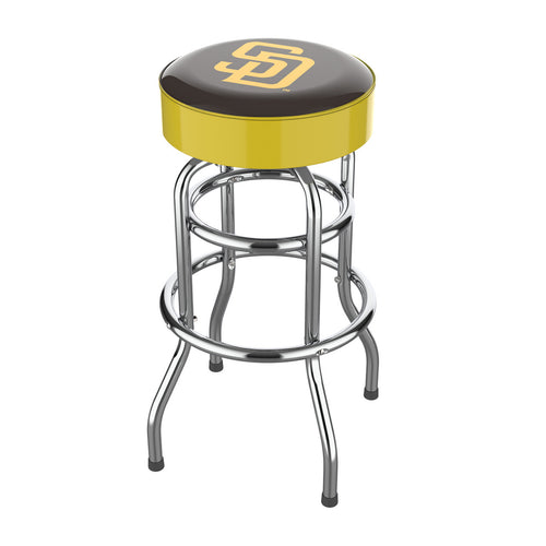 San Diego Padres Bar Stool Chrome 1