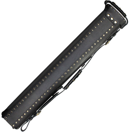 Instroke 3X5 Black Leather Cowboy Cue Case 3