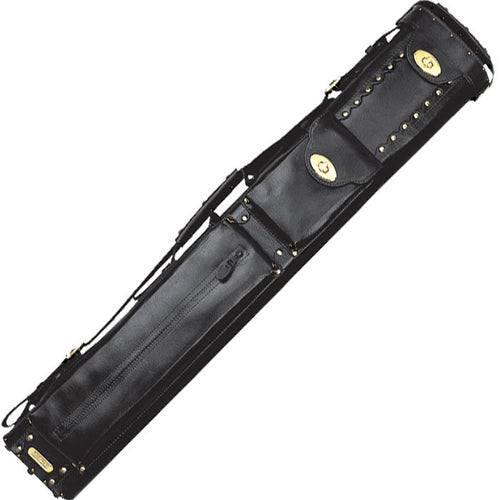 Instroke 3X5 Black Leather Cowboy Cue Case 1