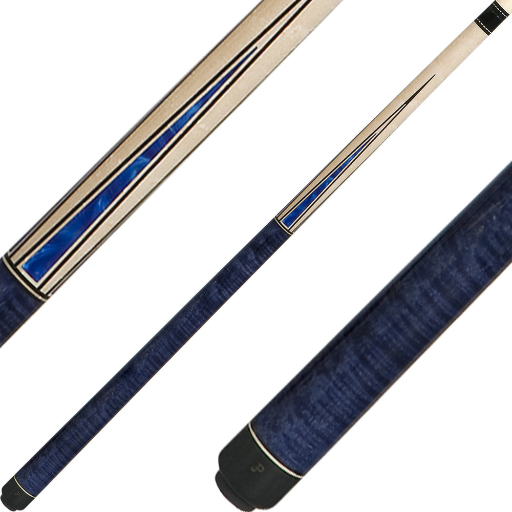 J Pechauer JP08S JP S Series Cue - Blue Pearl Points