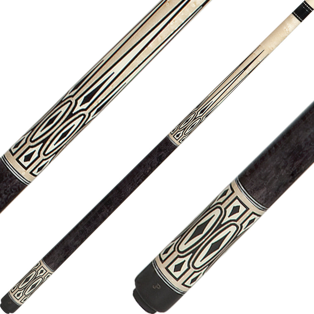 J Pechauer JP24S JP S Series Cue - Ebony Framed Sim Ivory and Ebony Points