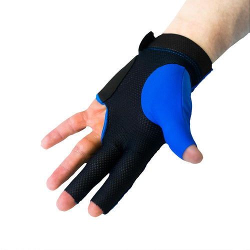 Kamui Blue Billiard Glove - Right Bridge Hand -DIS 2
