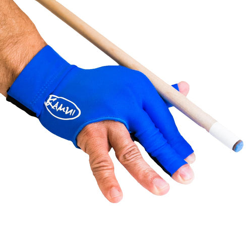 Kamui Blue Billiard Glove - Right Bridge Hand -DIS 1