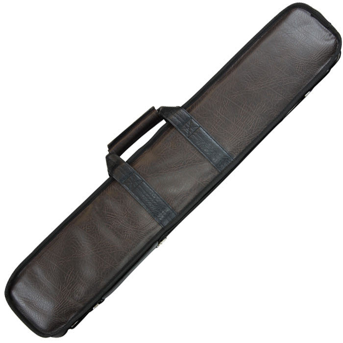 Lucasi LC5 4 Butt x 8 Shaft Brown Leatherette Soft Case