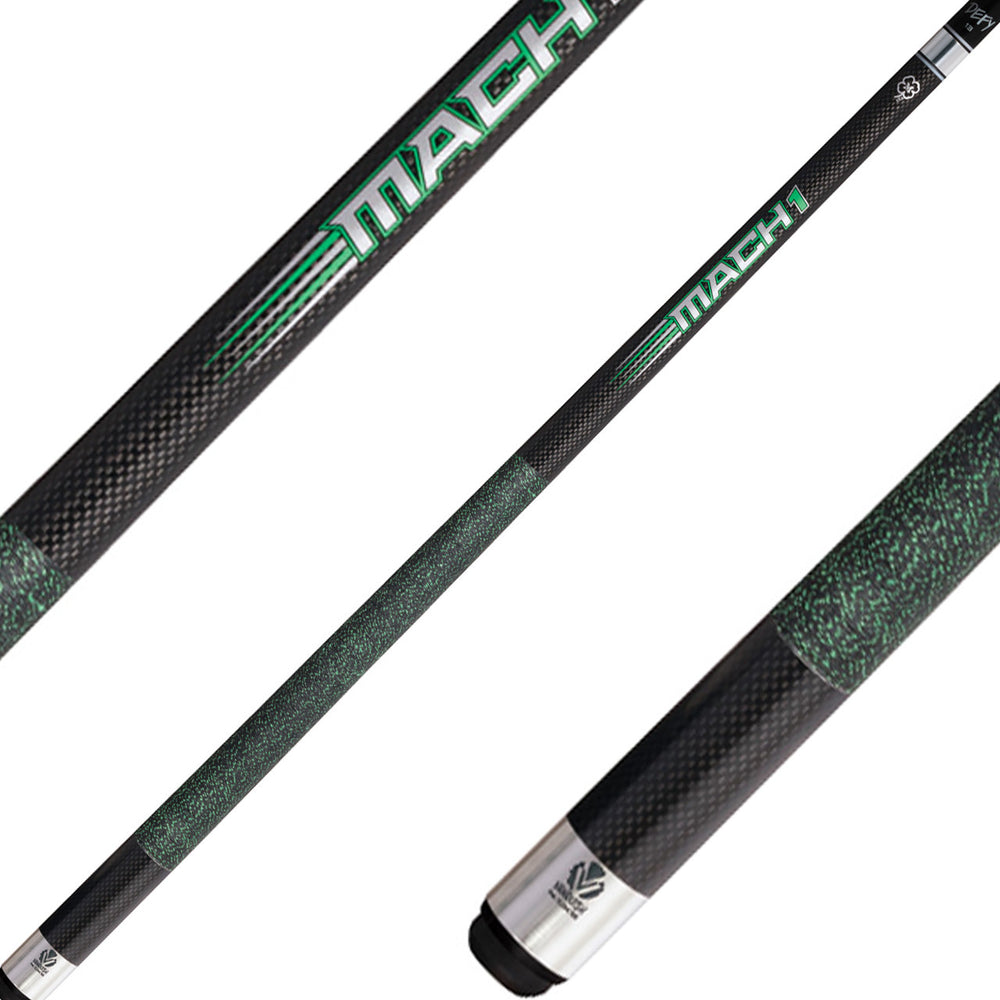 McDermott VQM1W Vanquish Mach 1 Carbon Fiber Break Cue - Linen Wrap