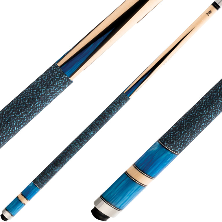 Star S22 Cue - Hardrock Maple with Black and Blue points