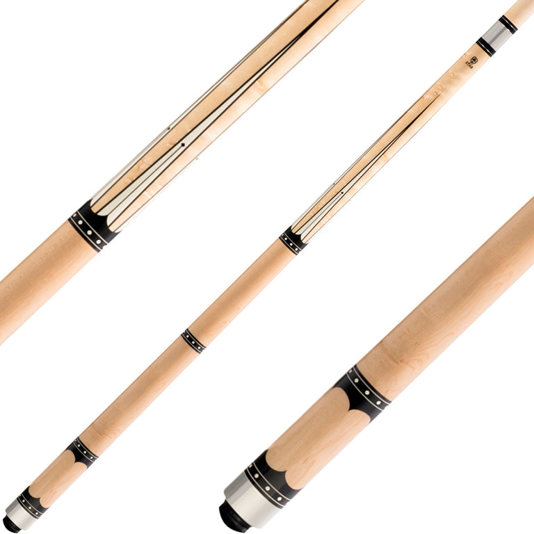 Star S58 Cue - Birdseye Maple with 4 Points