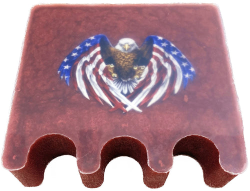 American Eagle 3 Cue Holder Red 1