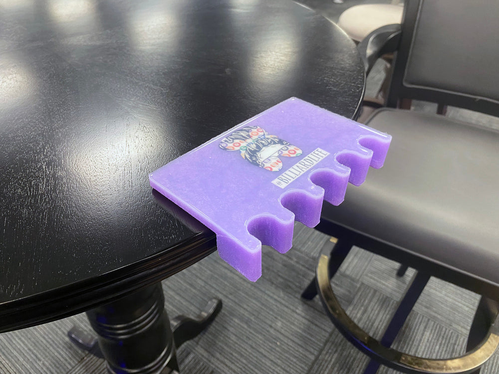 Billiard Life 5 Cue Holder Purple
