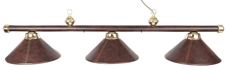 Presidential Billiards Pool Table Light - Brown Leather