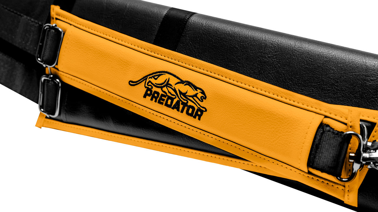 Predator Roadline 3x5 Hard Cue Case - Black and Yellow