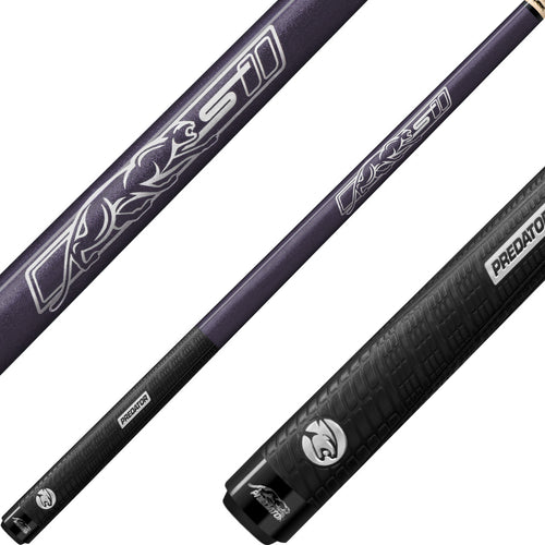 Predator SPOJUNPURSW Purple Sport Shorty Cue - Sport Wrap 1