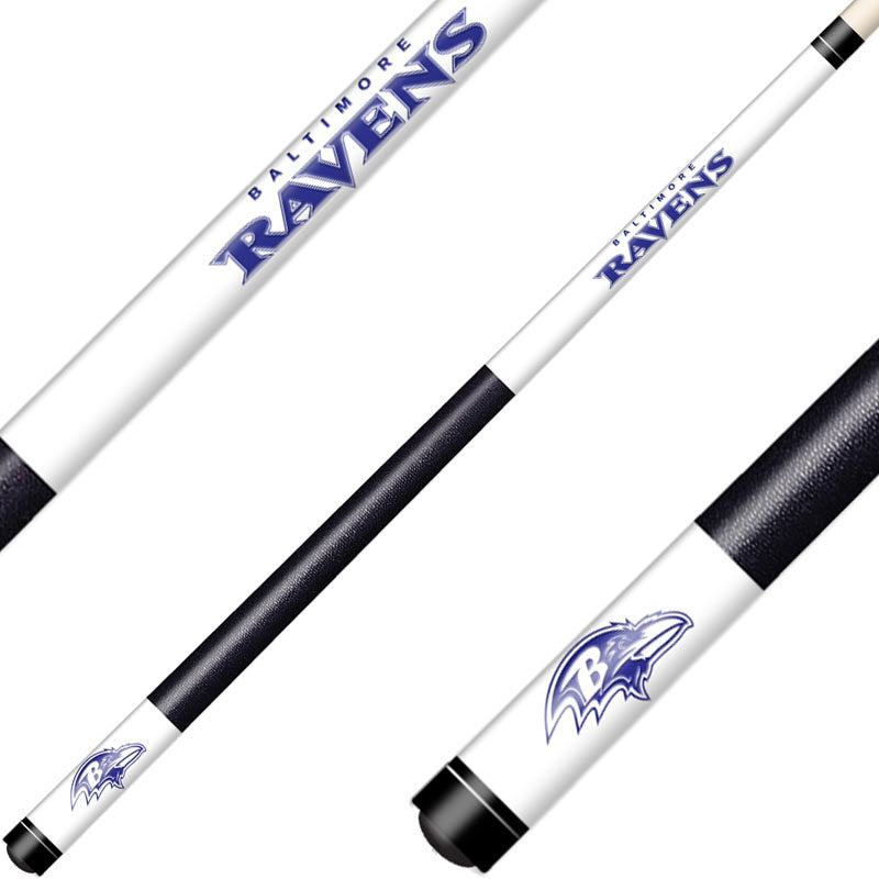Baltimore Ravens Cue Laser Etched Billiard Cue