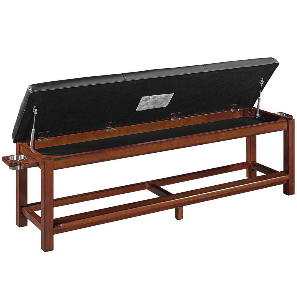 Ram Gameroom Spectator Bench Chestnut