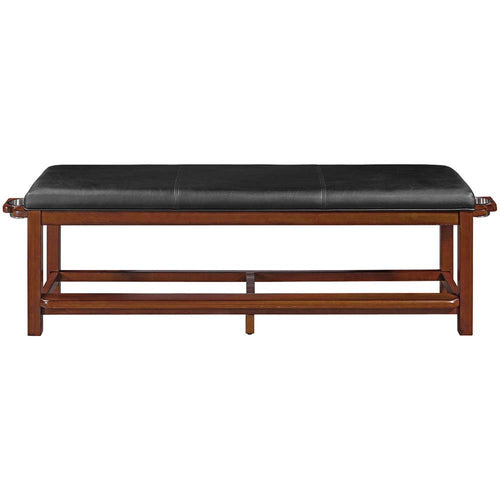 Ram Gameroom Spectator Bench Chestnut 1