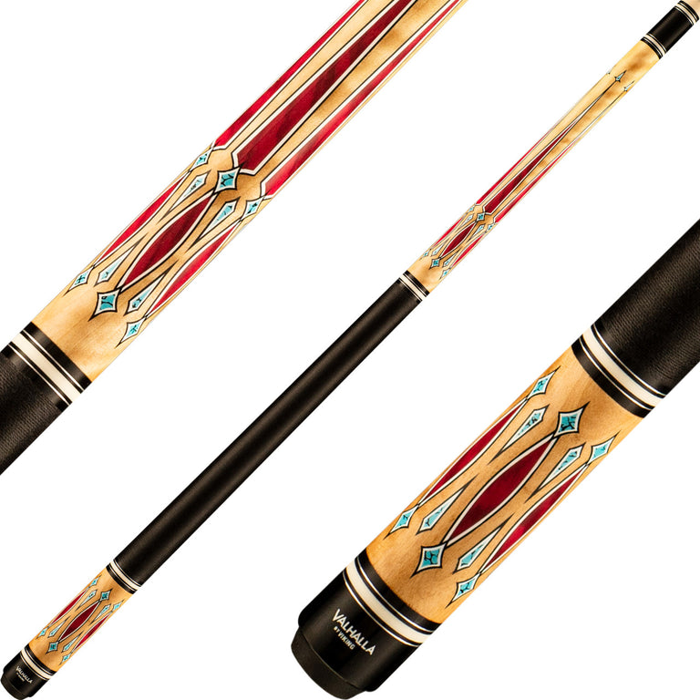 Valhalla VA720 Cue - Natural with Red Points