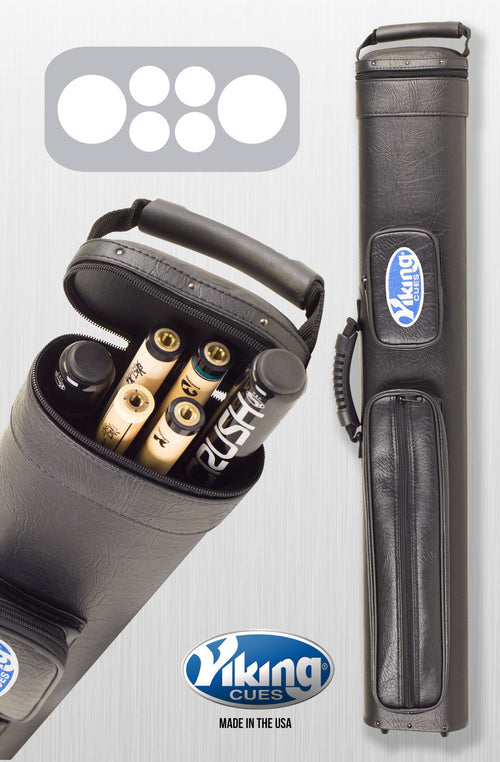 Viking Cue Case 2x4 Pro Hard Black Backpack 2