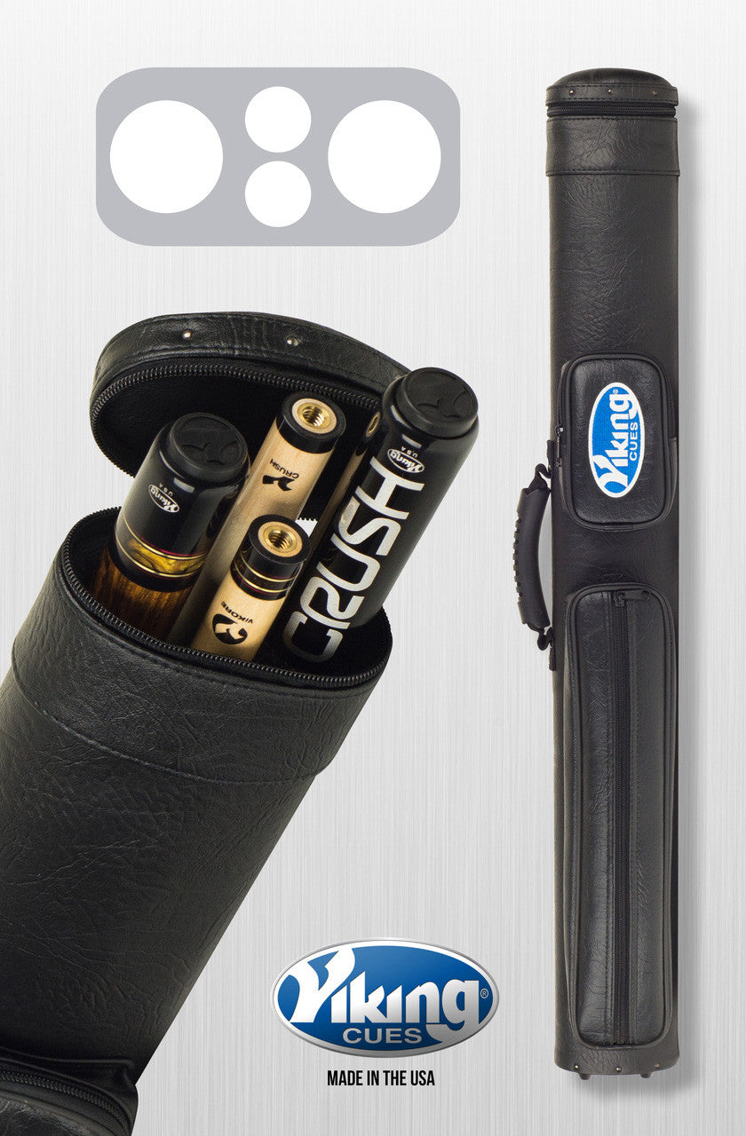 Viking Pro 2x2 Hard Cue Case - Black