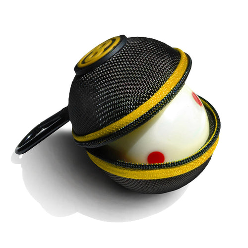 Ballsak Cue Ball Case Sport Series Black and Yellow 2