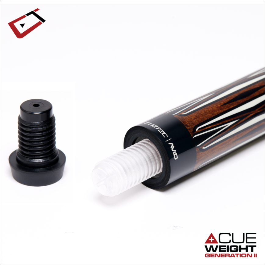 Cuetec Avid Proof Cue - Black Leather Wrap