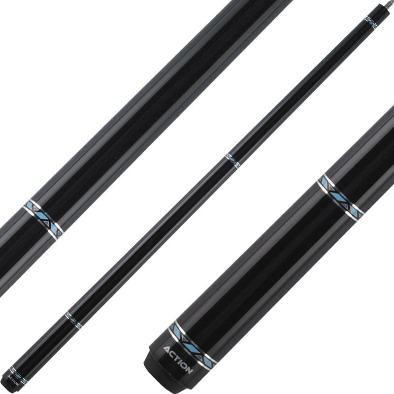 Action VAL26 Value Cue - Black with Silver Rings