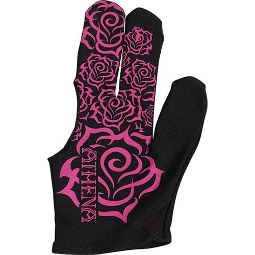 Athena CSI00341 Tribal Rose Billiard Glove Small Only - Left Bridge Hand