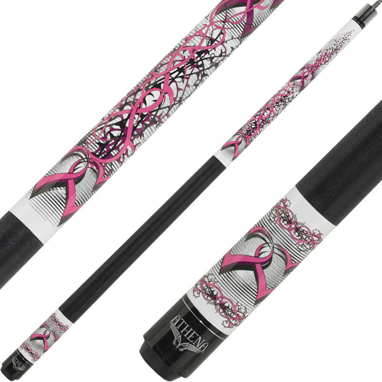Athena ATH42 Cue - White and Pink Hearts