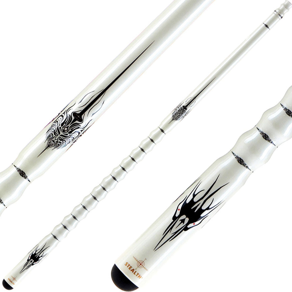 Stealth STH11 Pool Cue - White Tribal
