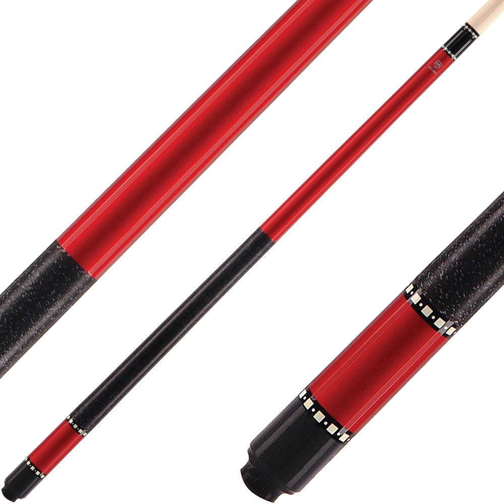 Lucky L10 Pool Cue - Red Metallic Paint