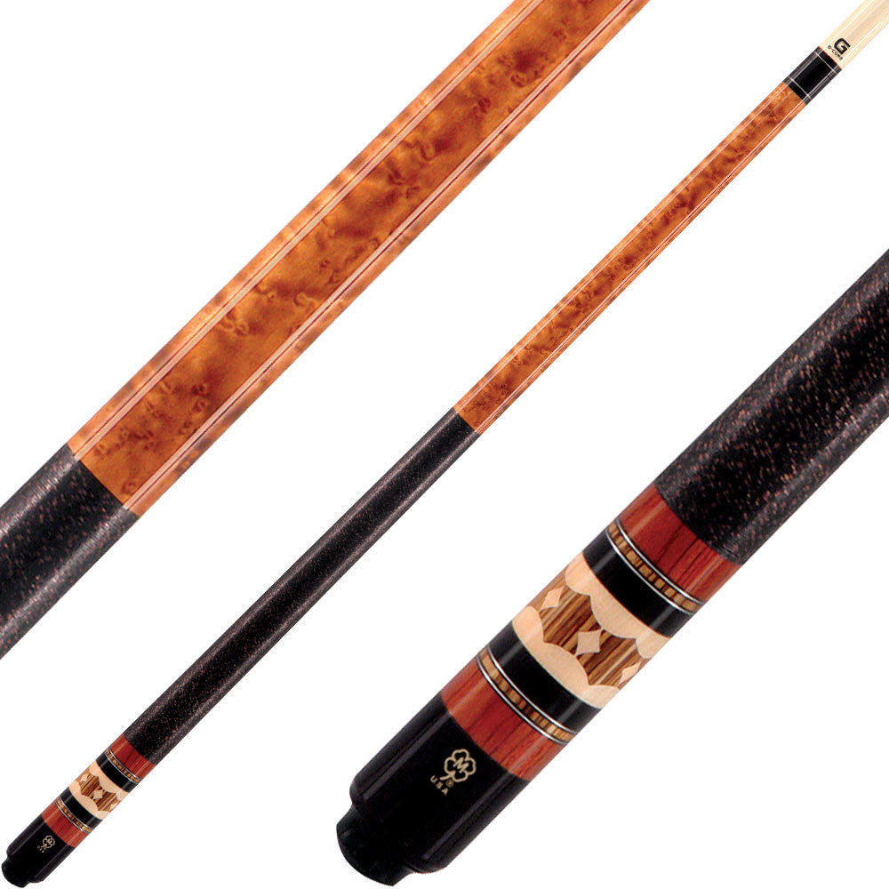 McDermott G309 G Series Cue - 6 Bocote Inlays