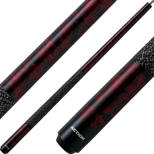 Action JR09 52 Inch Junior Cue - Burgundy