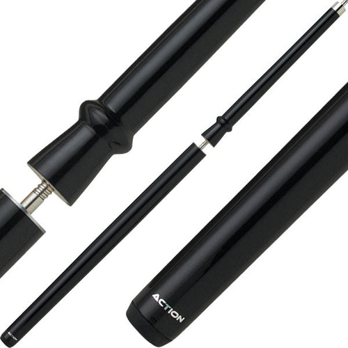 Action ACTBJ07 Break/Jump Cue - Reverse Power Taper- Black - 26oz 1