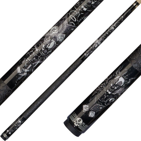 Players D-CN Artistic Series Pool Cue - Demented Clowns