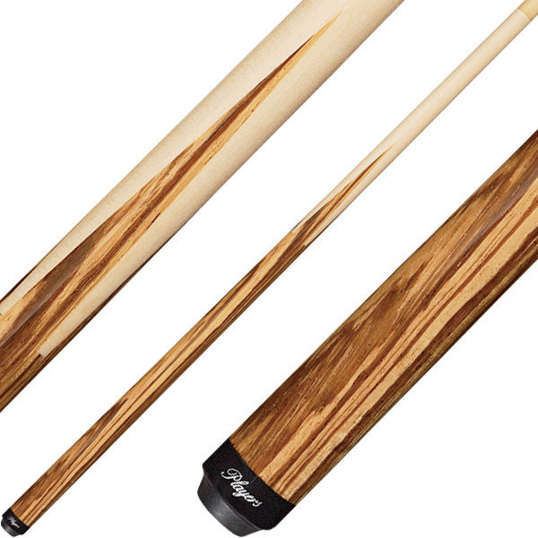 Players E5100 Exotic Series Pool Cue - Zebrawood