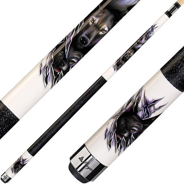 Players D-CWWP Artistic Series Pool Cue - Wolf