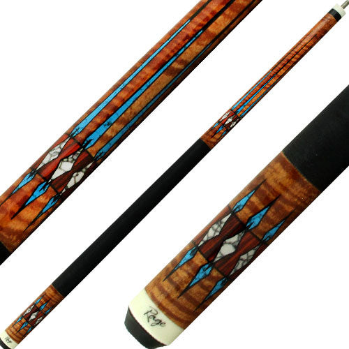 Rage RG208 Pool Cue- Turquoise Love Cue