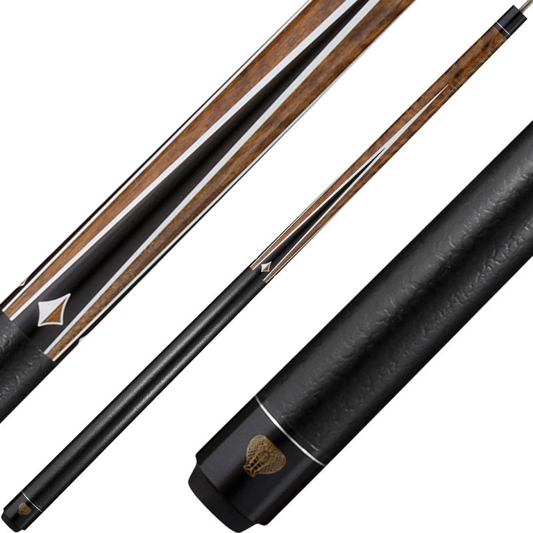 Viper 50-0910-18 Pool Cue - Brown Stain with Diamonds