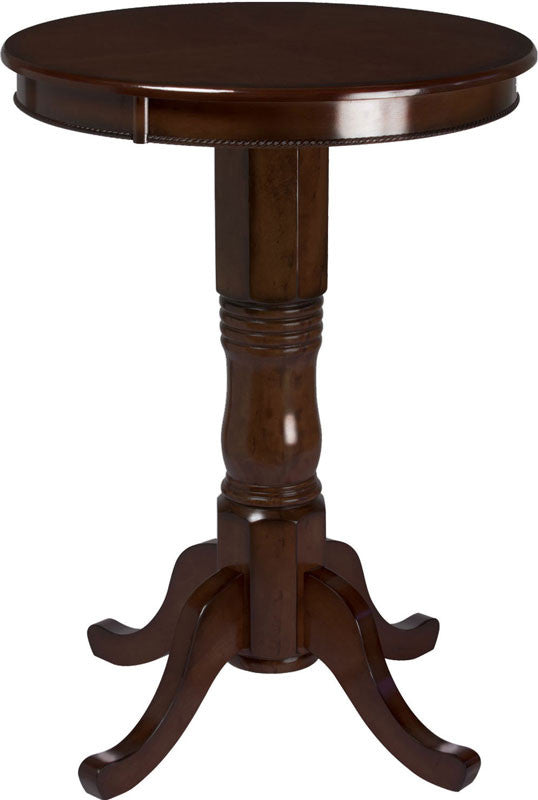 Ram Gameroom 30" Round Wood Pub Table Cappuccino