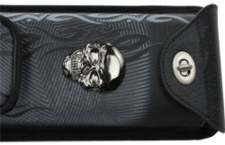 Eight Ball Mafia EBMCNA 3x5 Hard Cue Case - Steel Skull 2