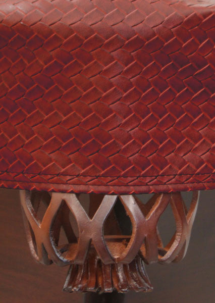 Championship Westex Pool Table Cover 8' Braided Burgundy