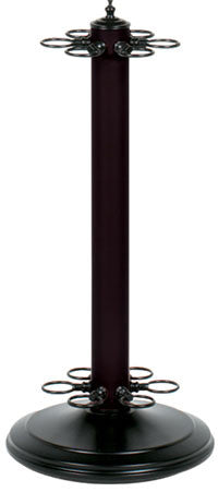 Metal Pool Cue Floor Rack Black 1