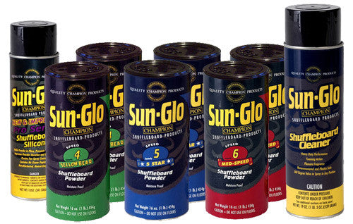 Sun Glo Shuffleboard Performance Sampler Pack - For 9ft to 12ft Tables