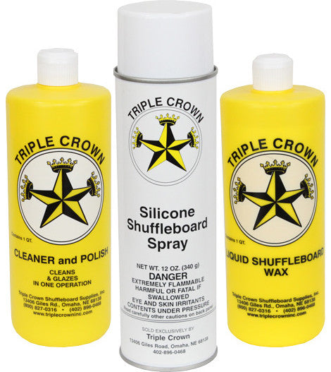 Triple Crown Shuffleboard Care and Maintenance Kit