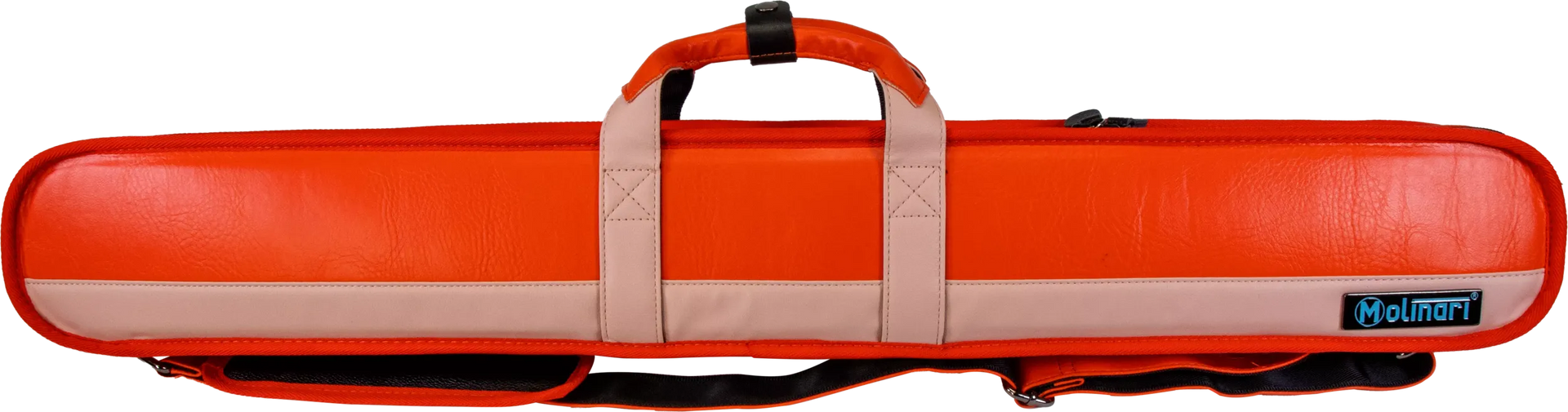 Molinari Classic Butterfly2x4 Soft Cue Case - Orange / Light Pink